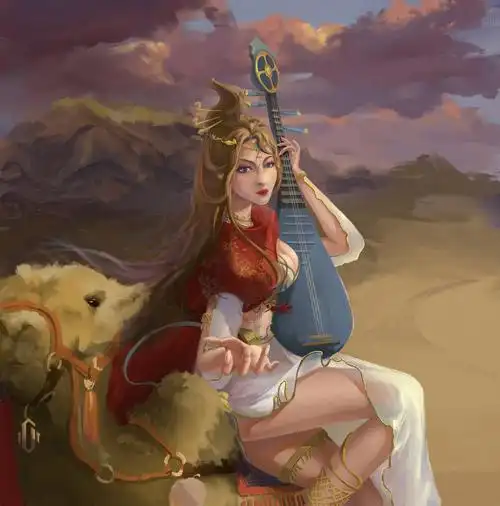 楼兰歌姬|插画|游戏原画|花椒面儿呀呀 - 原创作品 - 站酷 (zcool)