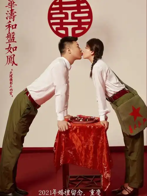 陈小春应采儿同款婚纱照太啦