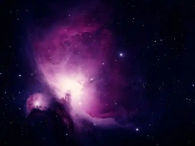 紫色星云,星星,美丽的宇宙 iphone 壁纸