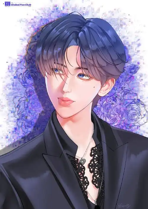 我们的情人—蔡徐坤  发行41566周年快乐97  @蔡徐坤    手绘