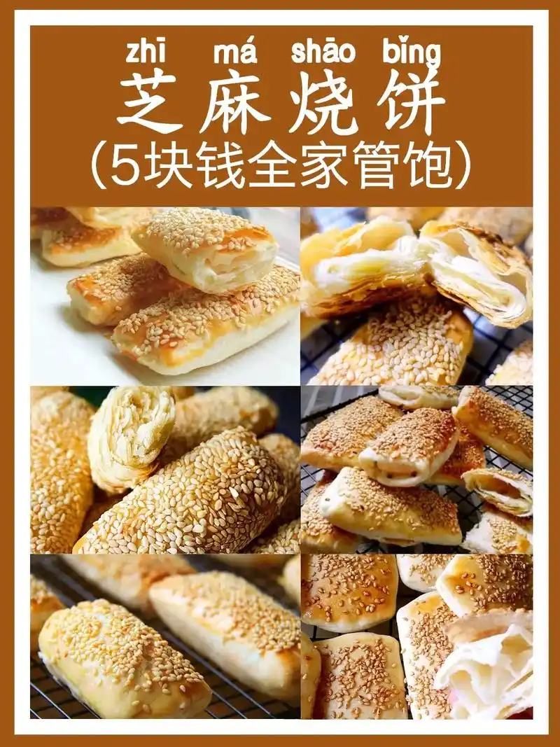 9215花500元培训的芝麻烧饼.