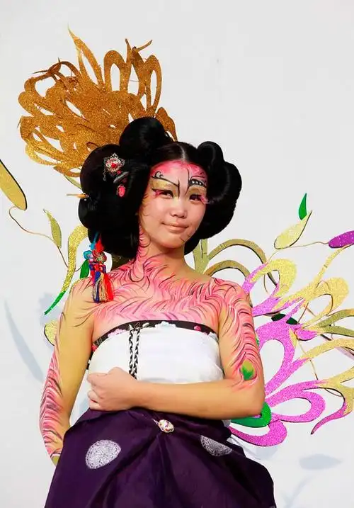 2012年的韩国国际艺术节的人体艺术