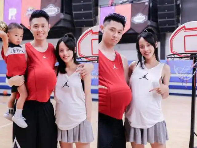 看了张嘉倪怀二胎的孕肚,再看昆凌蒋勤勤的,网友:难怪都生儿子