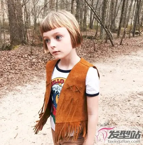 小女孩波波头短发发型太软萌太好看时尚又百搭