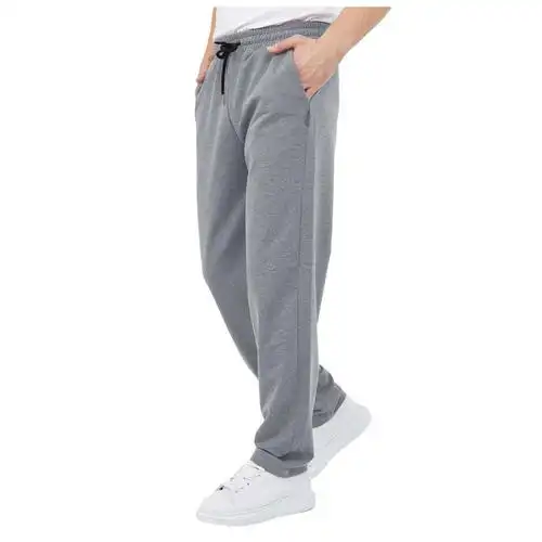 运动休闲男士长裤新款户外健身运动裤浅灰xxl