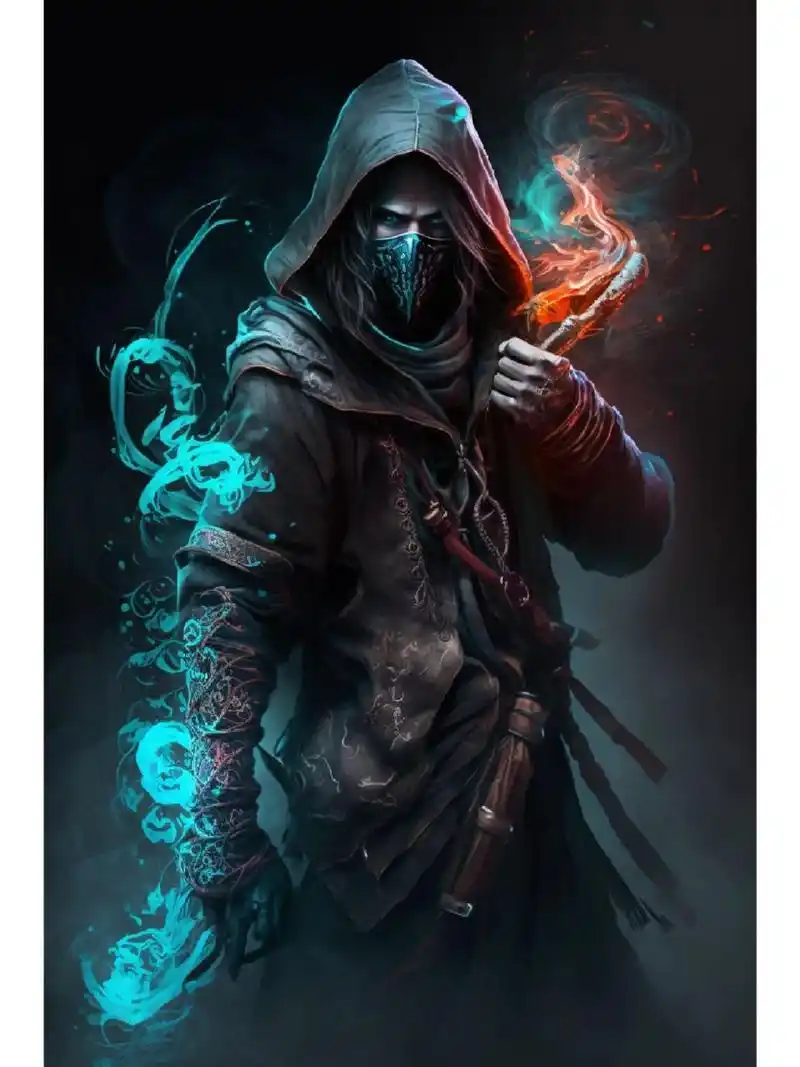 霸气个性神秘人头像素材 需要原图联系我,不可商用