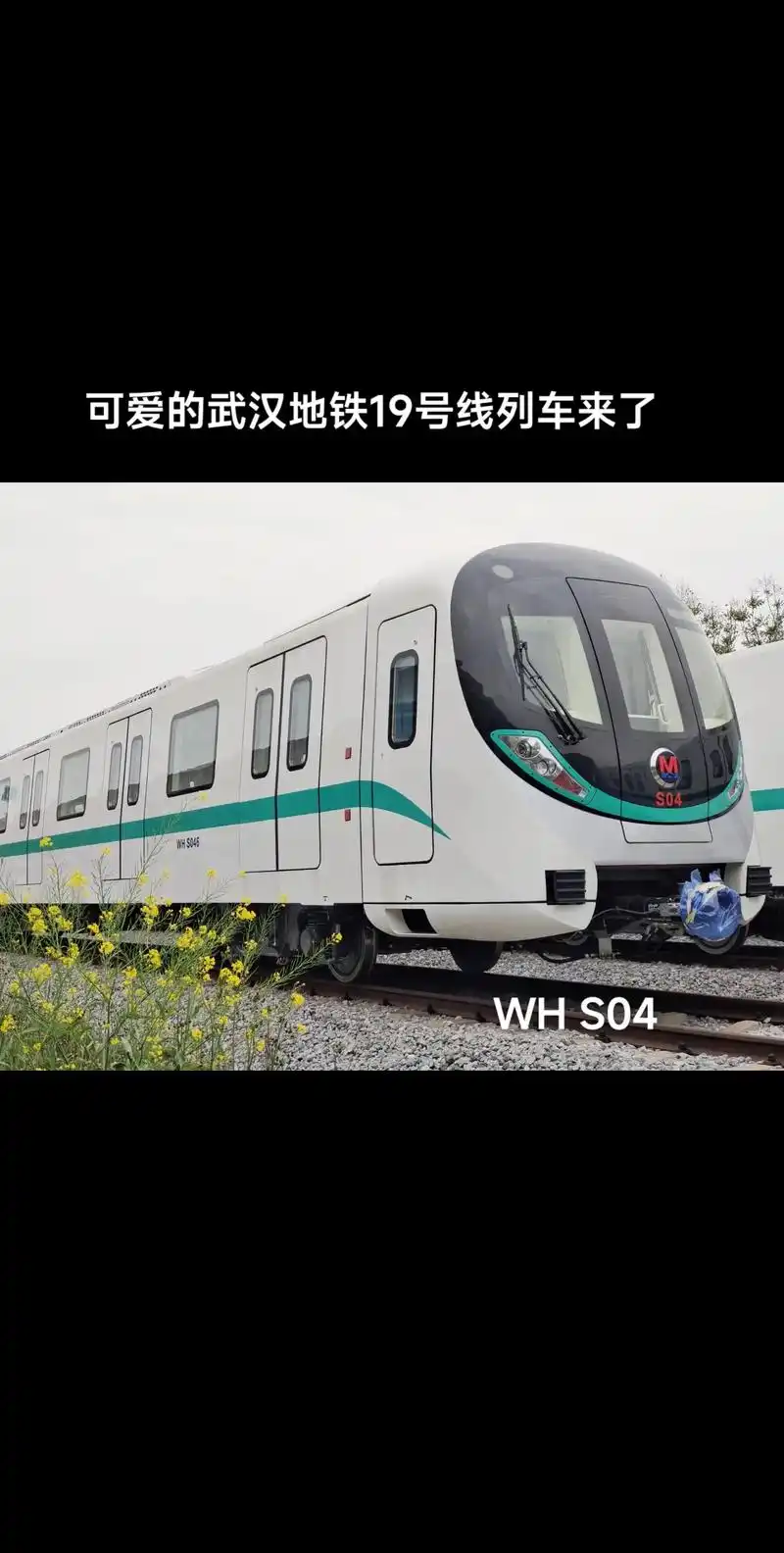 可爱的武汉地铁19号线.列车来了 已经生产了七辆列车 正在生 - 抖音