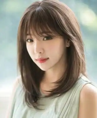 空气刘海齐肩发型图片示范洋气齐肩发型如何扎