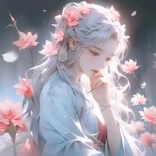 超美氛围感古风情头#情侣头像##唯美图片