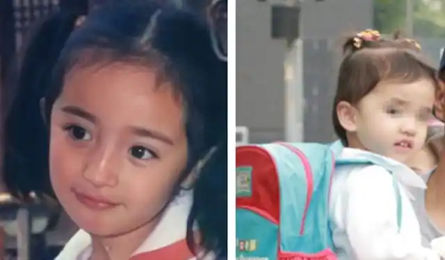 小糯米正脸照曝光,和杨幂像复制粘贴,基因到底会影响孩子什么?