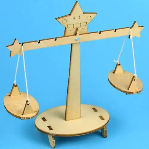 通用技术手工作品 小学生科技小制作diy自制天平秤儿童手工科学实验小