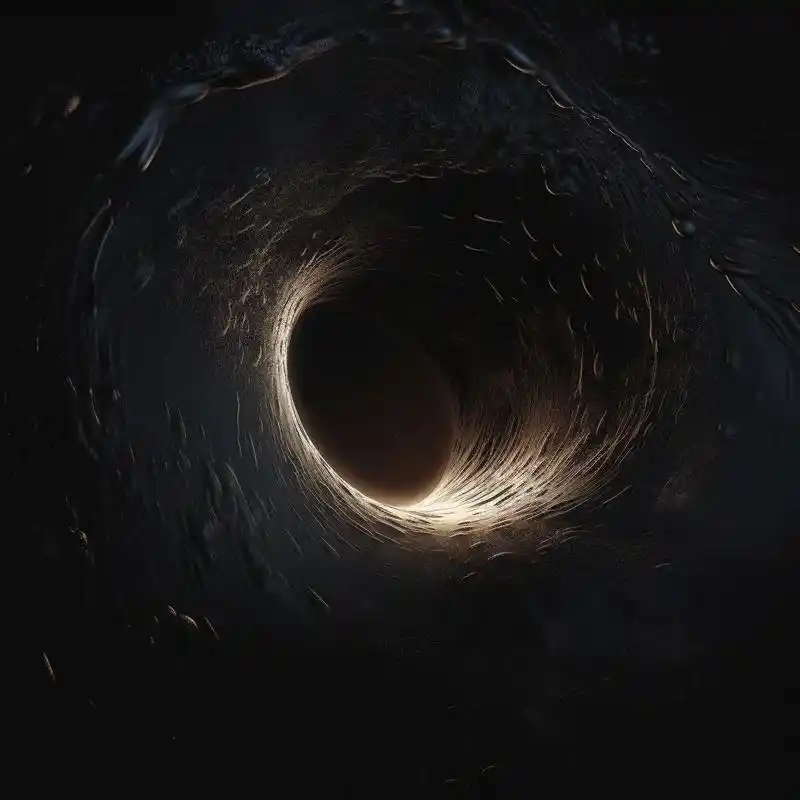 黑洞,宇宙深渊的无尽漩涡,艺术之恶的体现.你凝望着深渊,深渊 - 抖音