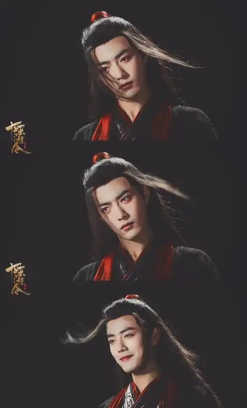 原创邓伦的黑衣旭凤王一博的黑衣谢允肖战的黑衣魏无羡一笑便让人如沐