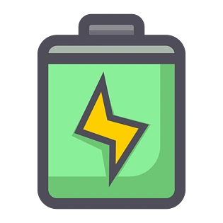 卡通精美图标电池