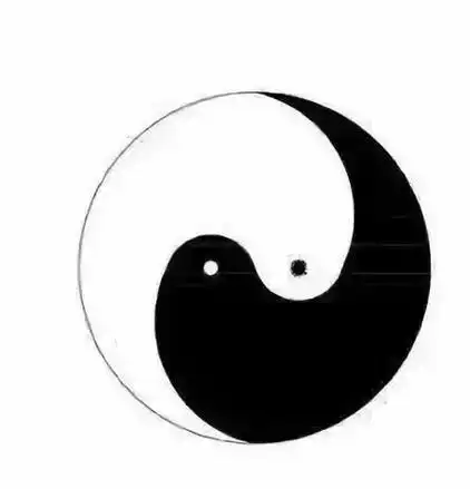 太极图正确画法太极图先后天正确的画法