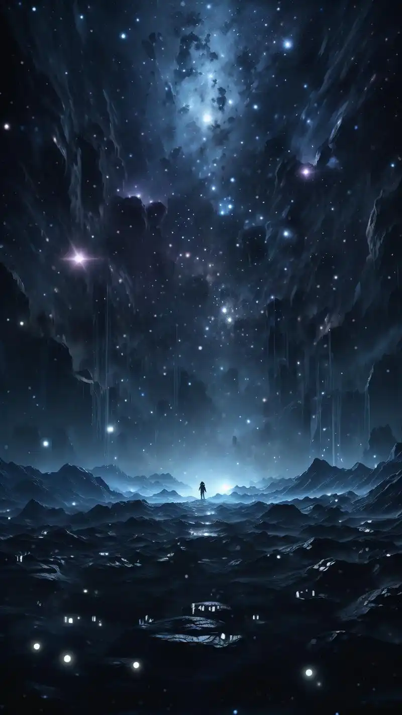 这组高级感星空锁屏壁纸,绝对能满足你的需求!