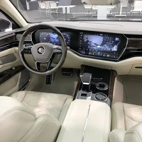 全新大众辉腾d2实拍,气场强大,内饰很豪华