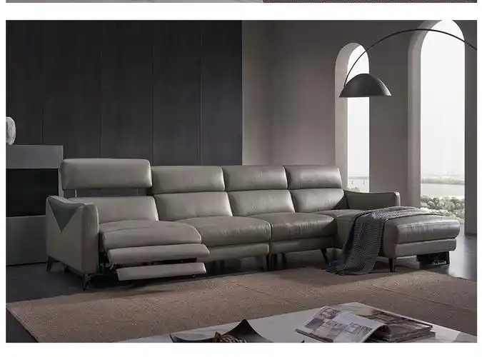 穗宝flw2131h皮沙发电动功能中小户型简约现代客厅左扶单位电动功能