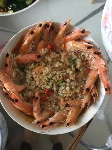 蒜蓉蒸虾