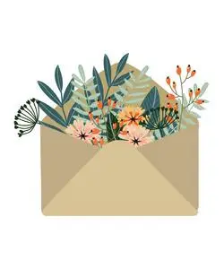 彩色的信封图片