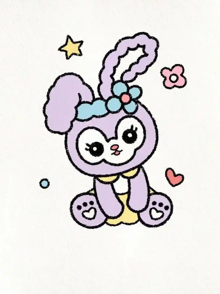 星黛露简笔画教程.