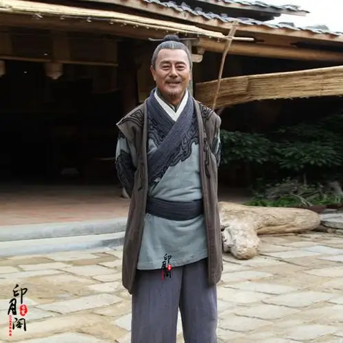 古装群演影视古代农民渔夫樵夫百姓棉麻演出服民族服装