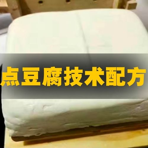 卤水石膏豆腐技术配方豆制品豆泡香干豆干豆腐技术培训视频教程