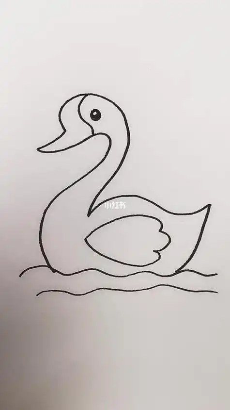 画鹅的简笔画画鹅的简笔画