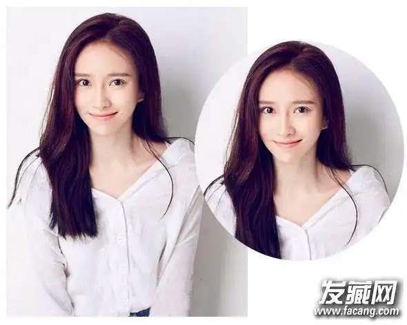 8款中分发型瘦脸更时髦(3)_女生发型与脸型_发藏网