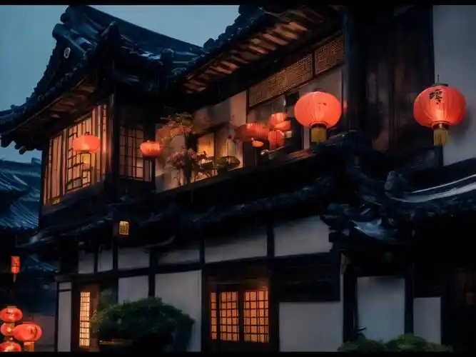 ai眼中的古风建筑