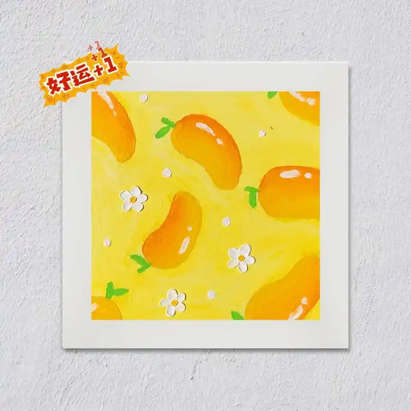 油画棒|芒果03 #油画棒 #绘画过程分享 #让喜欢的事成为 - 抖音