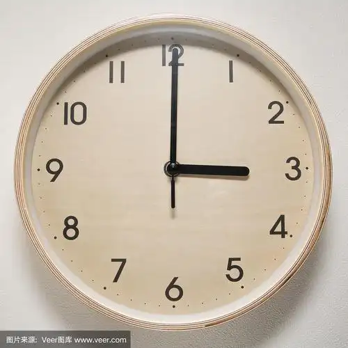 3点,时间,时钟,手表,白色背景