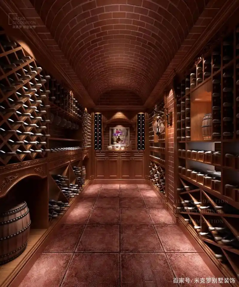 别墅装修中酒窖设计,爱酒人士的浪漫空间!