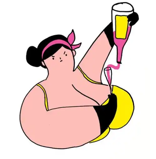 一组贱污贱污的女性插画揭露了女生不为人知的一面