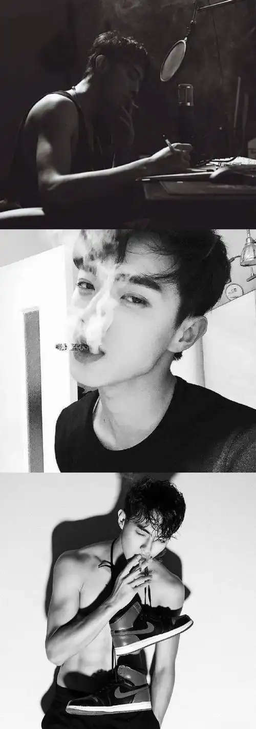 男明星抽烟动图谁更有男性荷尔蒙