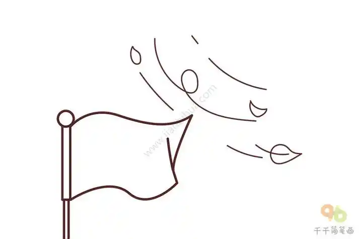 随风简笔画随风简笔画