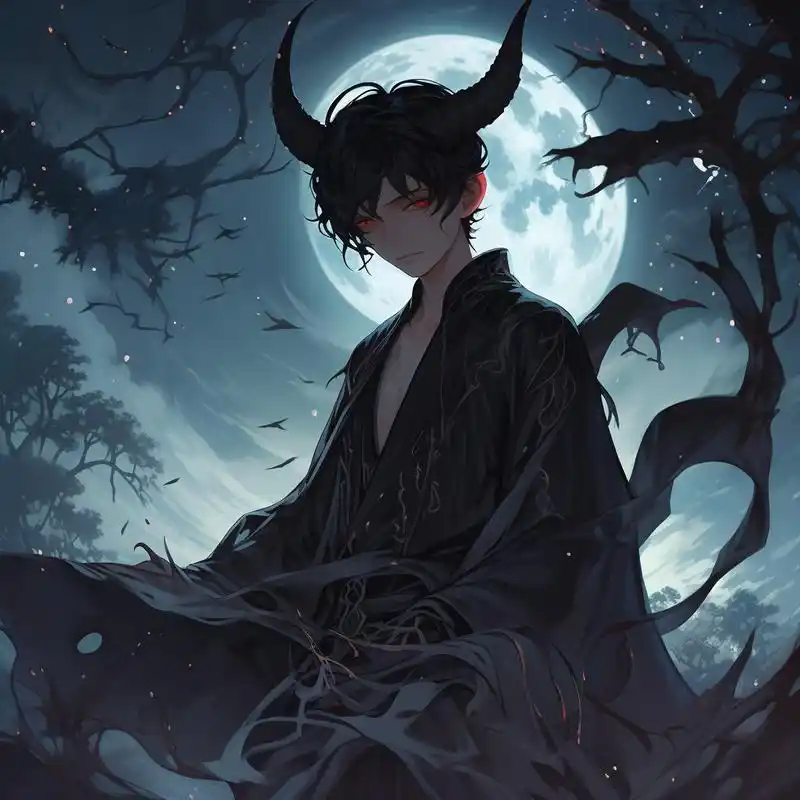 94冷酷帅气的恶魔男生头像97 今天给大家带来一组冷酷帅气的恶魔