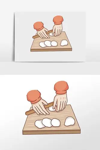 冬至包饺子擀面皮流程