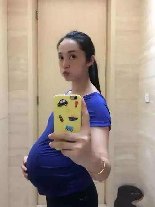 朱丹素颜大肚照仍美丽,这些人在孕期时依然美艳