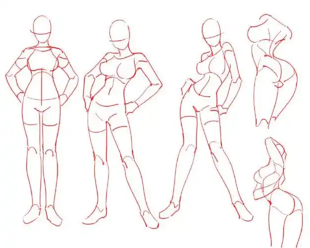 73需要的宝子们 3连获取人体画法模板素材 pdf,扣"777"直接抱走啊!