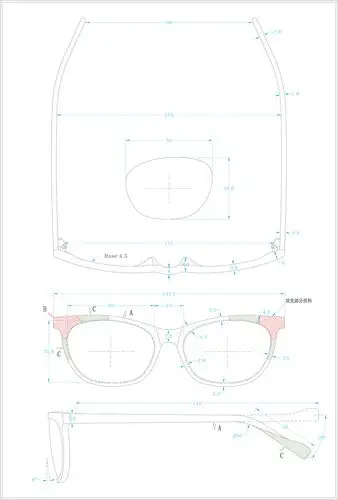 眼镜图纸