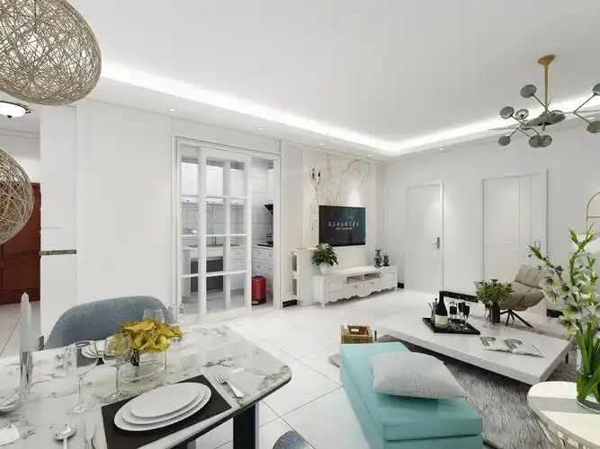 建发玺院120平米现代风格装修效果图