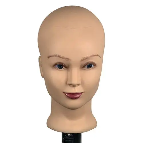 模特头假人头头模型光头模假发帽子围巾展示商场道具支架架子头模