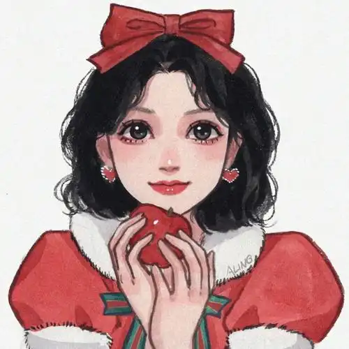 迪士尼公主圣诞头像点赞自取