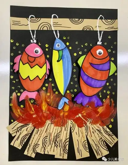 素材分享 | 超美的儿童创意手工和画作分享,你一定会喜欢!