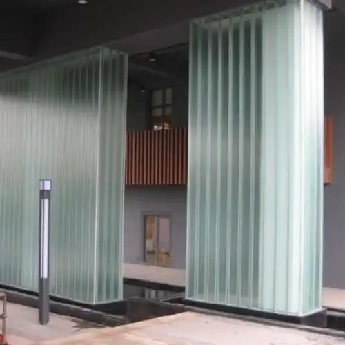 u型玻璃 槽型玻璃可钢化建筑外墙玻璃定尺定做可钢化