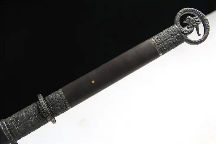 铁装汉环首刀龙泉沈广隆宝剑传统刀未开刃