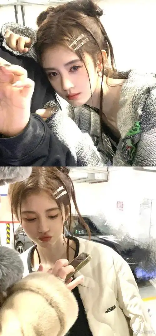 偶遇鞠婧祎迪士尼游玩##迪士尼偶遇鞠婧祎姜杉