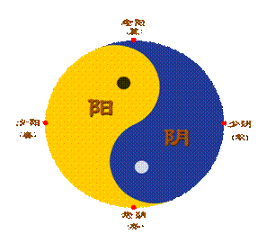 图2两仪生四象后来,伏羲根据自然的变化,确定了365天的一个回归,也就