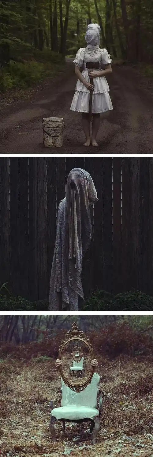 34张黑暗系诡异照片,胆小晚上别看